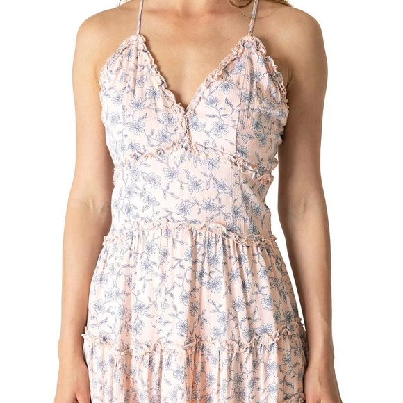 Love Tree | Floral Babydoll Fit and Flare Mini Dress | Size: L | NWOT - Picture 3 of 9